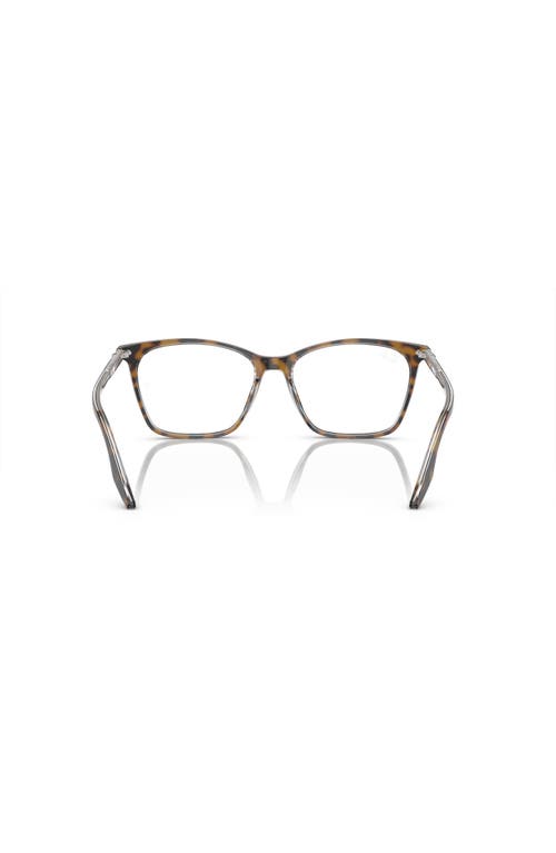 Ray Ban Ray-ban 54mm Cat Eye Optical Glasses In Brown