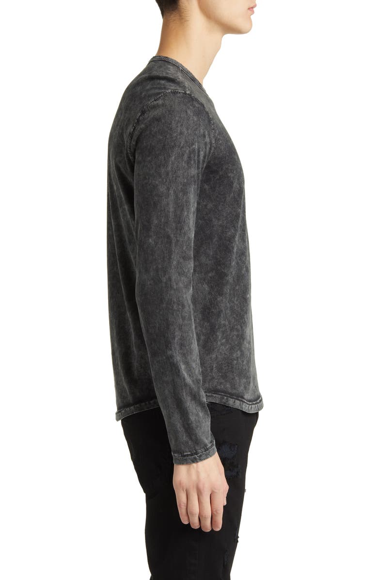 John Varvatos Sid Acid Wash Long Sleeve Pocket T-Shirt, Alternate, color,