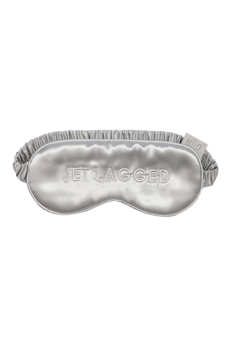 Pure Silk Sleep Mask, Main, color, JET LAGGED