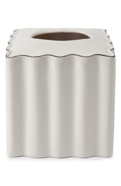 Le Marais Porcelain Tissue Box Holder
