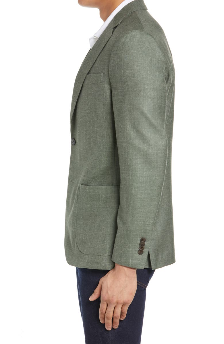 Peter Millar Tailored Fit Wool, Silk & Linen Sport Coat, Alternate, color, 