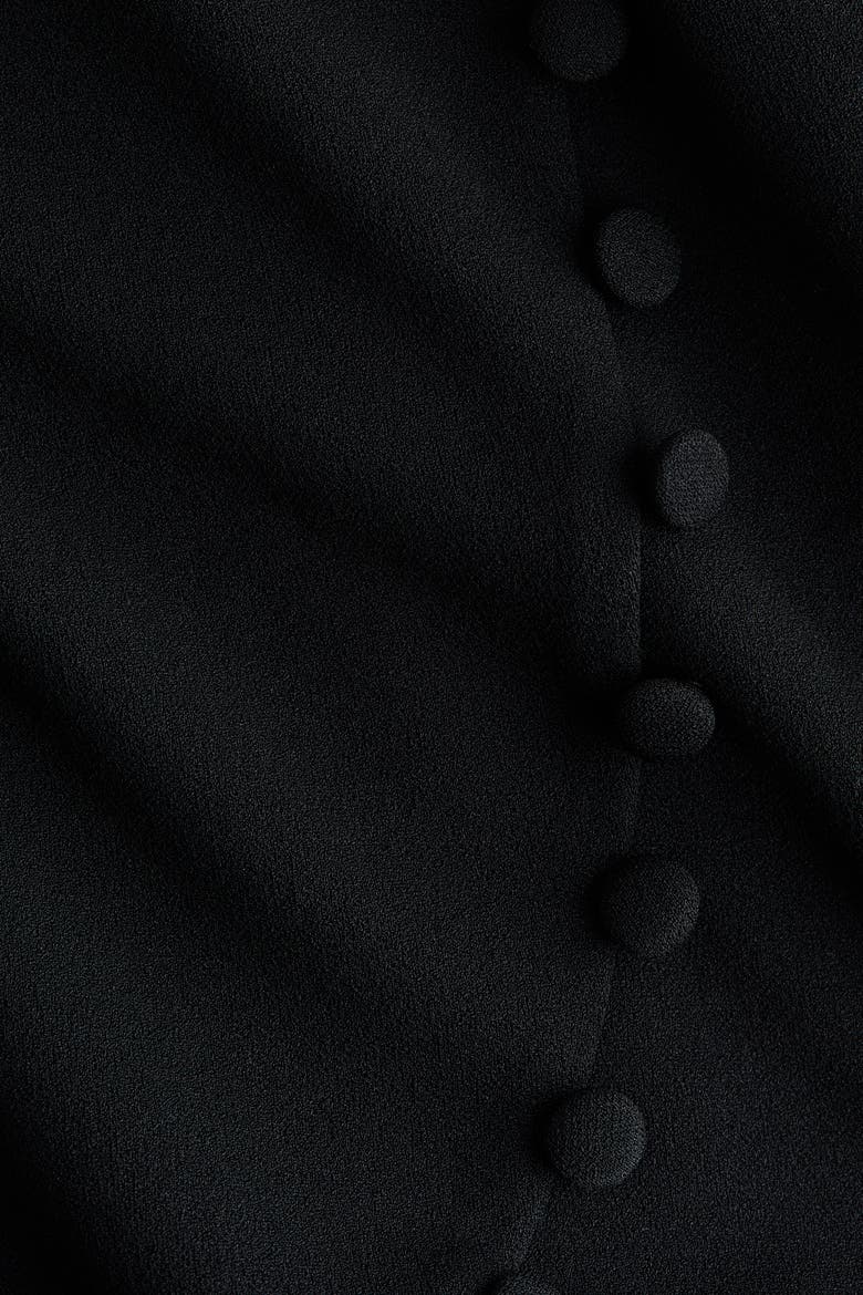Asymmetric Jersey Top, Alternate, color, Black