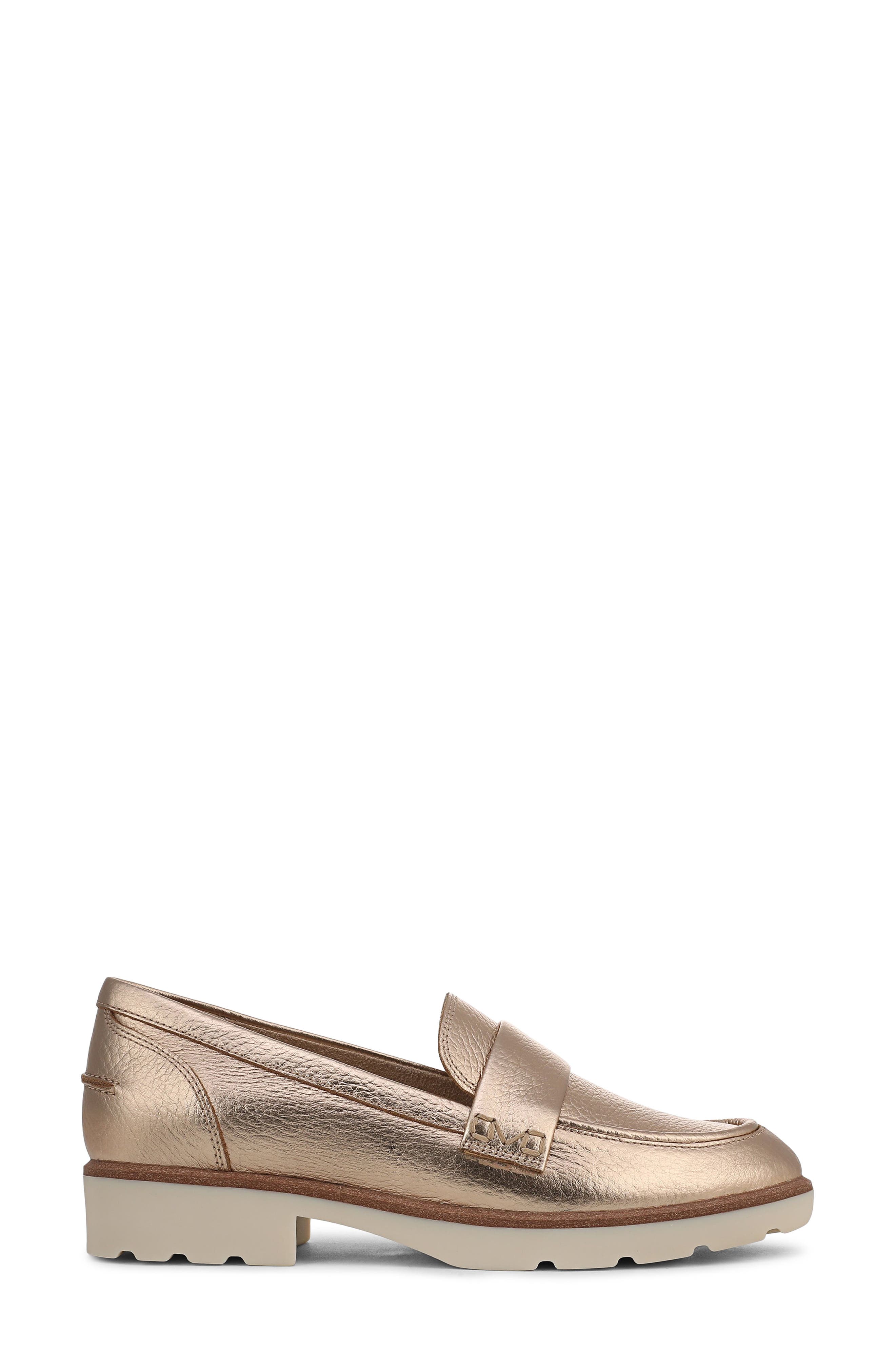 Cleo Loafer, Alternate, color, BRONZE