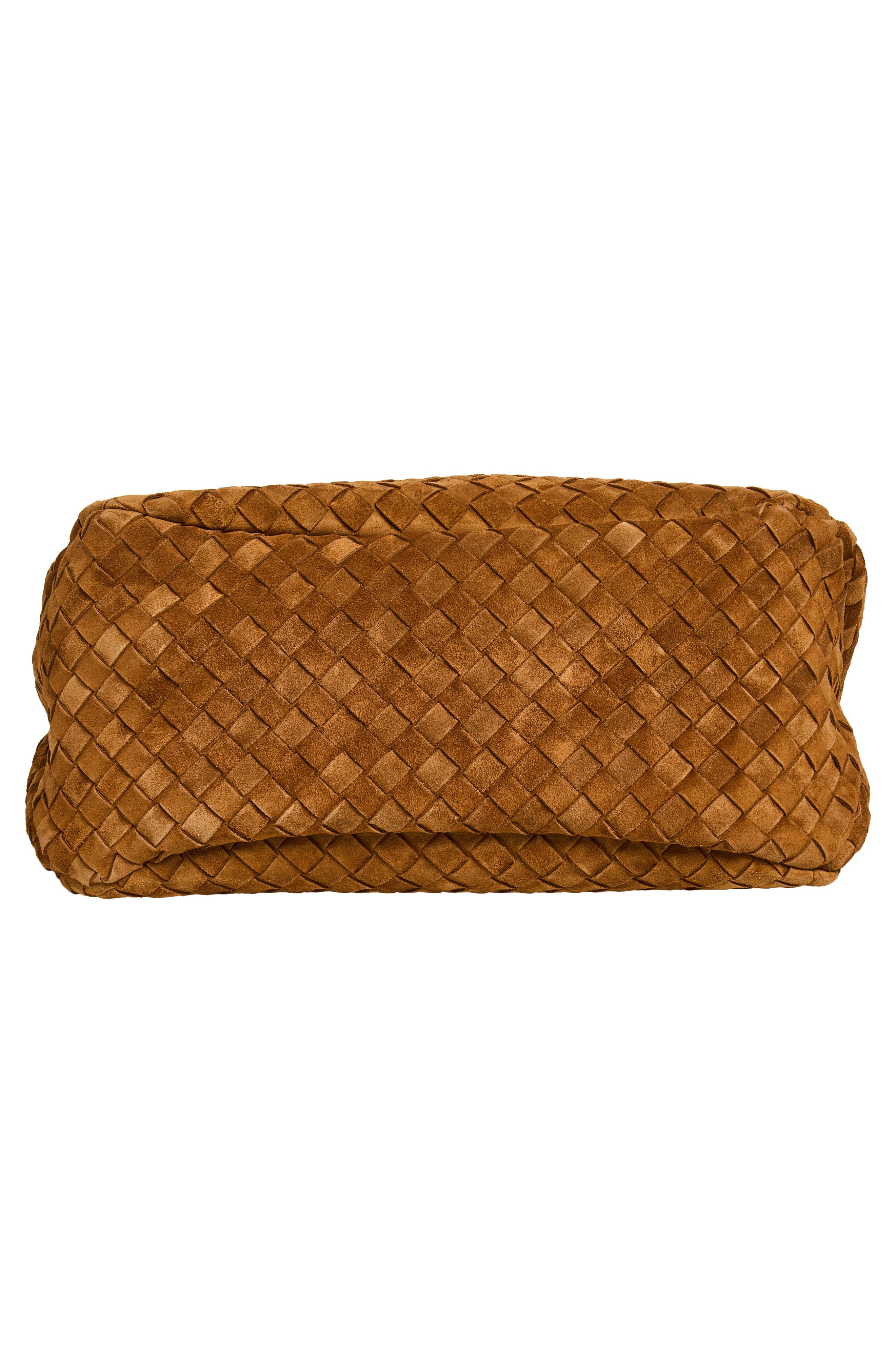 Bottega Veneta Large Campana Sue Shoulder Bag, Alternate, color, 2599 Amber-M Brass