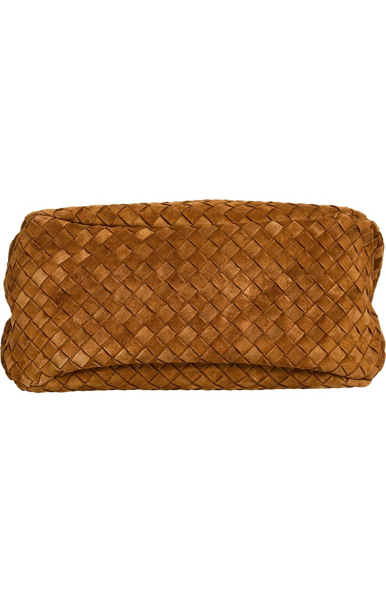 Bottega Veneta Large Campana Sue Shoulder Bag, Alternate, color, 2599 Amber-M Brass