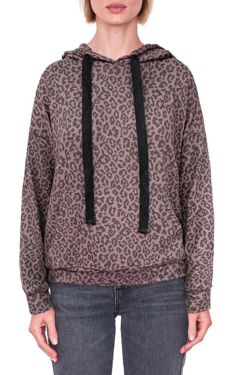 Sundry Leopard Hoodie, Main, color,