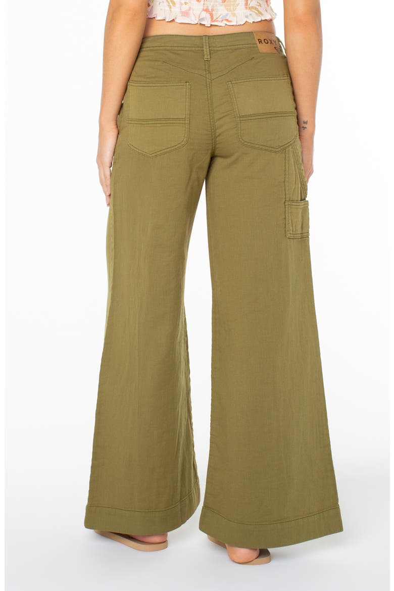 Boogie Board Flare Cotton Twill Pants, Alternate, color, AVOCADO