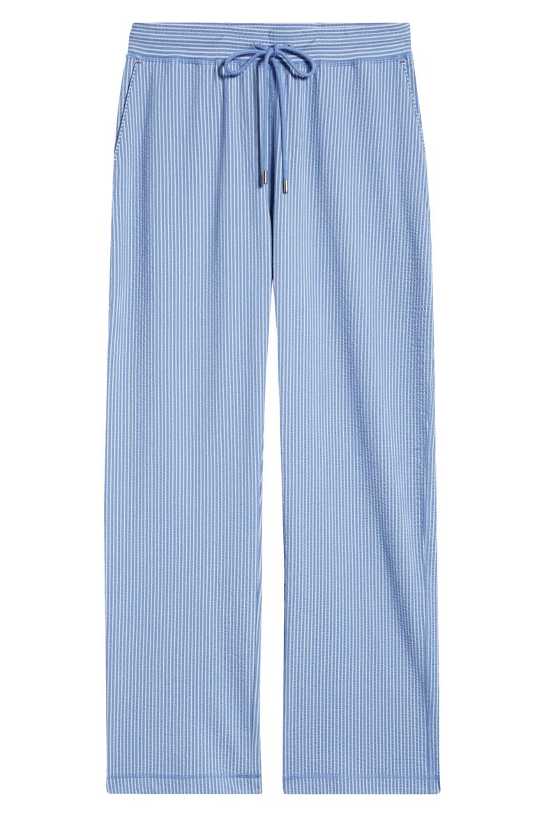 Pinstripe Seersucker Pajama Pants, Alternate, color, BLUE STRIPE