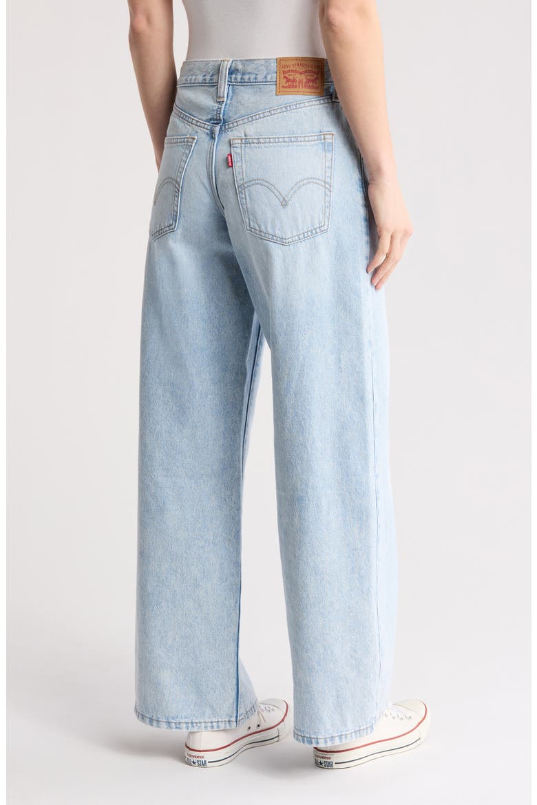 '94 Baggy Wide Leg Jeans, Alternate, color, ABRAIDED ART