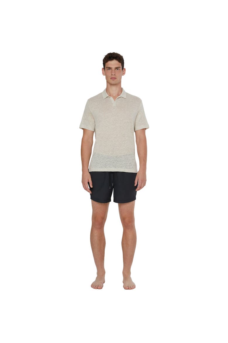 Shaun Linen Polo, Main, color, STONE