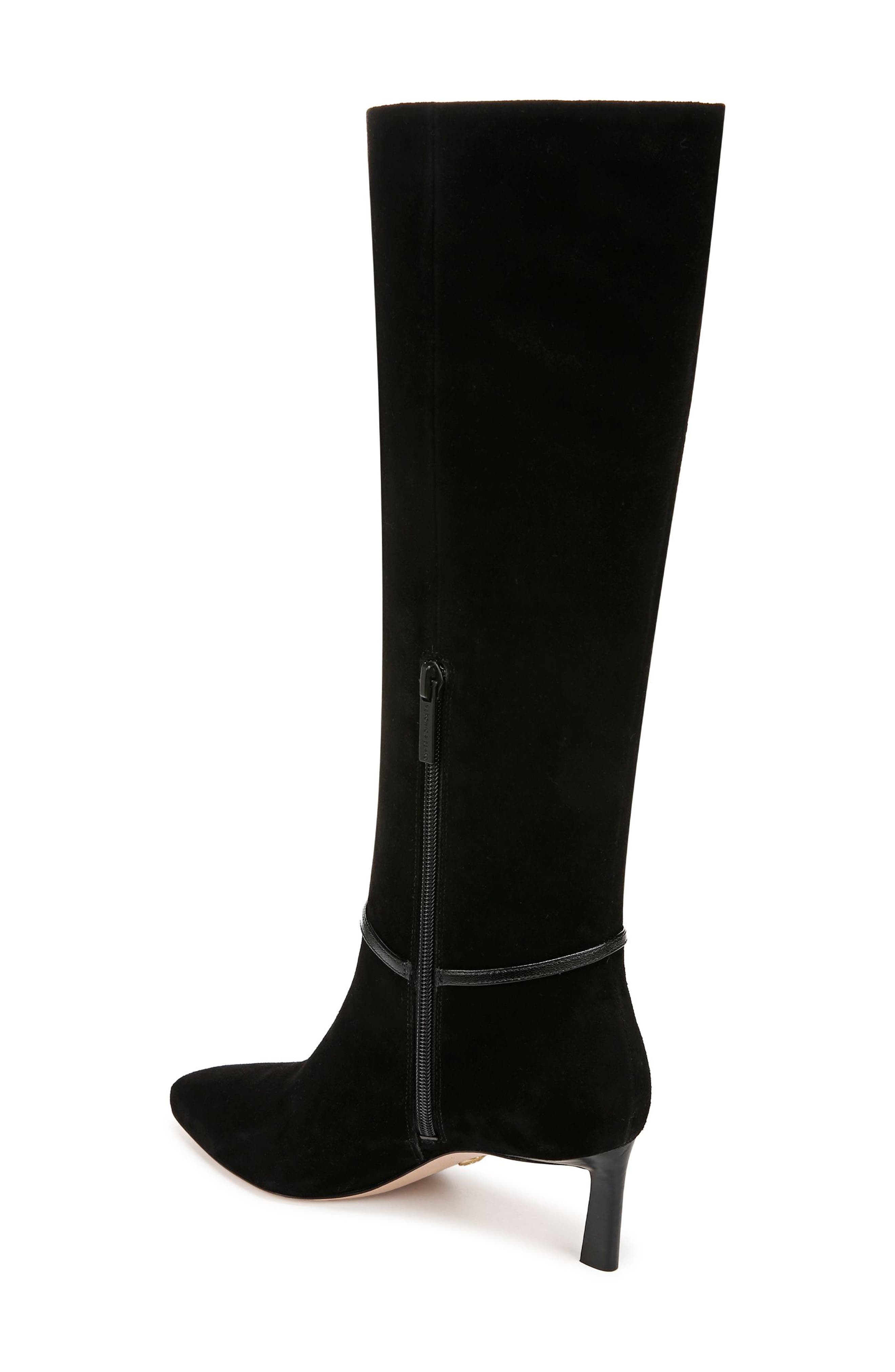 Veronica Beard Kenzie Knee High Boot, Alternate, color, Black
