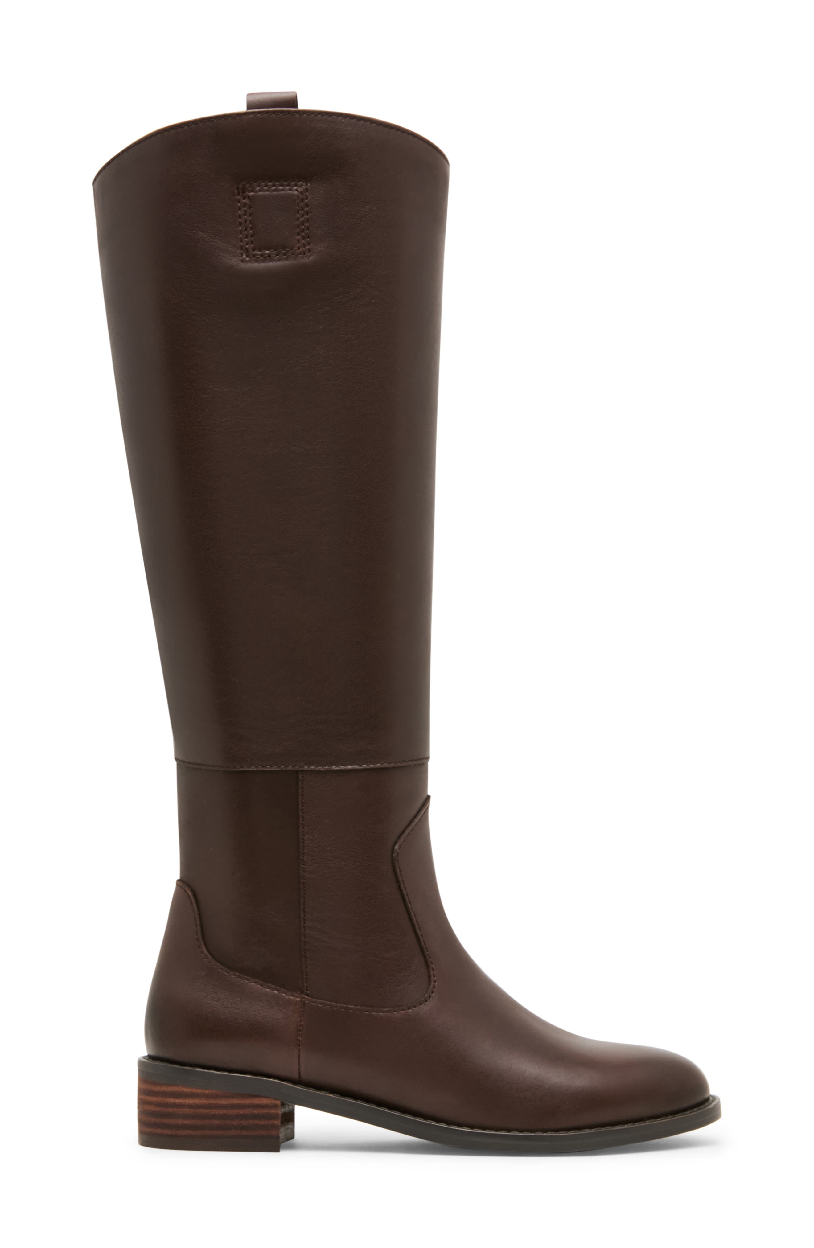 Carolena Waterproof Knee High Boot, Alternate, color, CHOCOLATE LEATHER