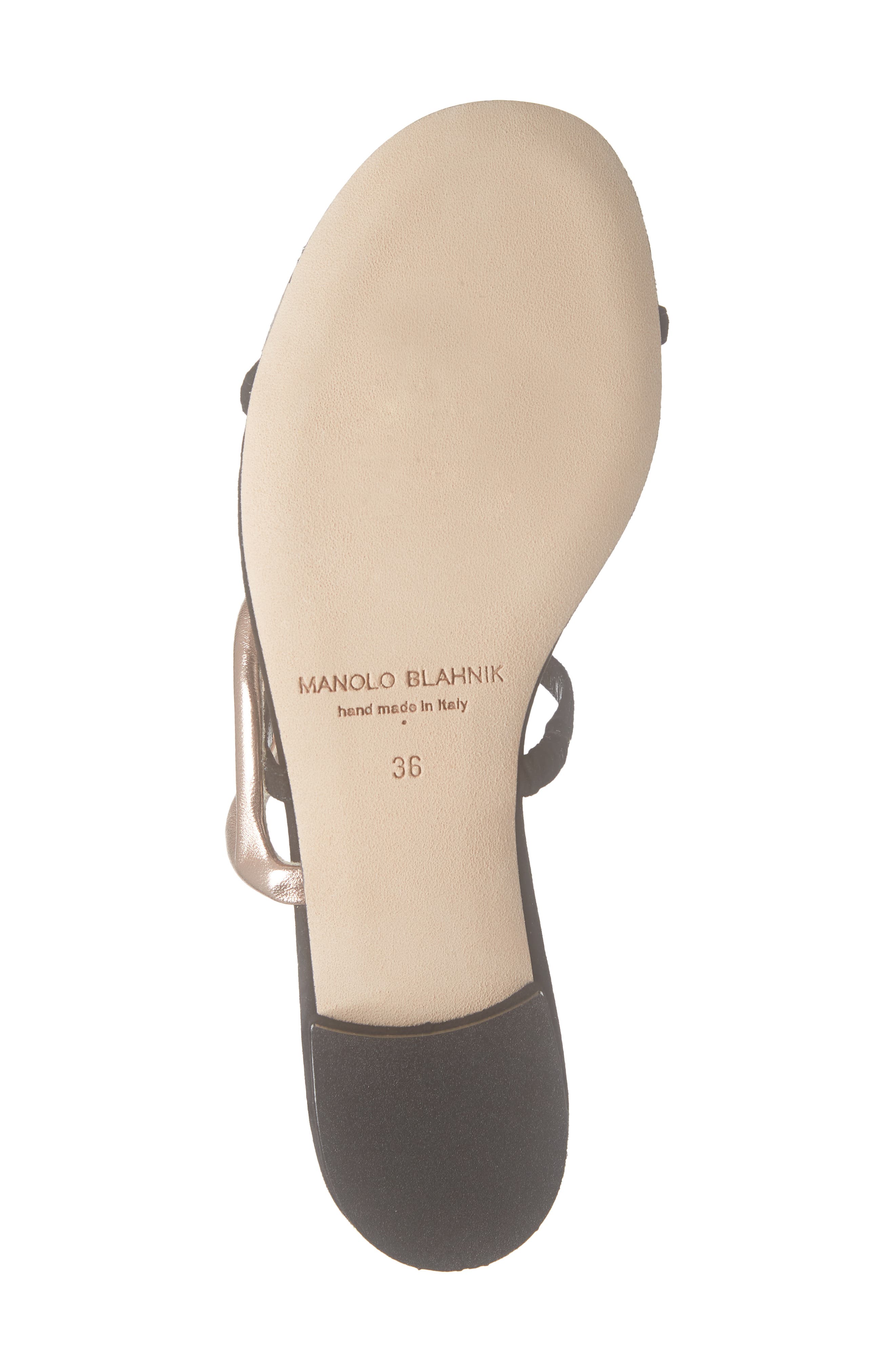 Manolo Blahnik Piedad Slide Sandal, Alternate, color, 