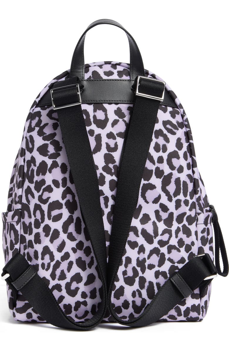 Kate Spade New York chelsea spotted leopard print backpack, Alternate, color, Violet Mist Multi