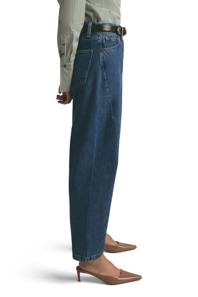 The Nikki Mid Rise Barrel Jeans, Alternate, color, LOS ANGELES