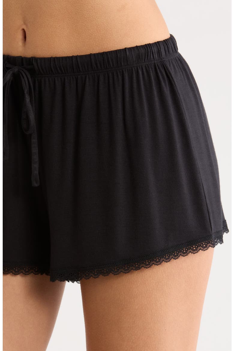 All American Shortie Pajamas, Alternate, color, BLACK