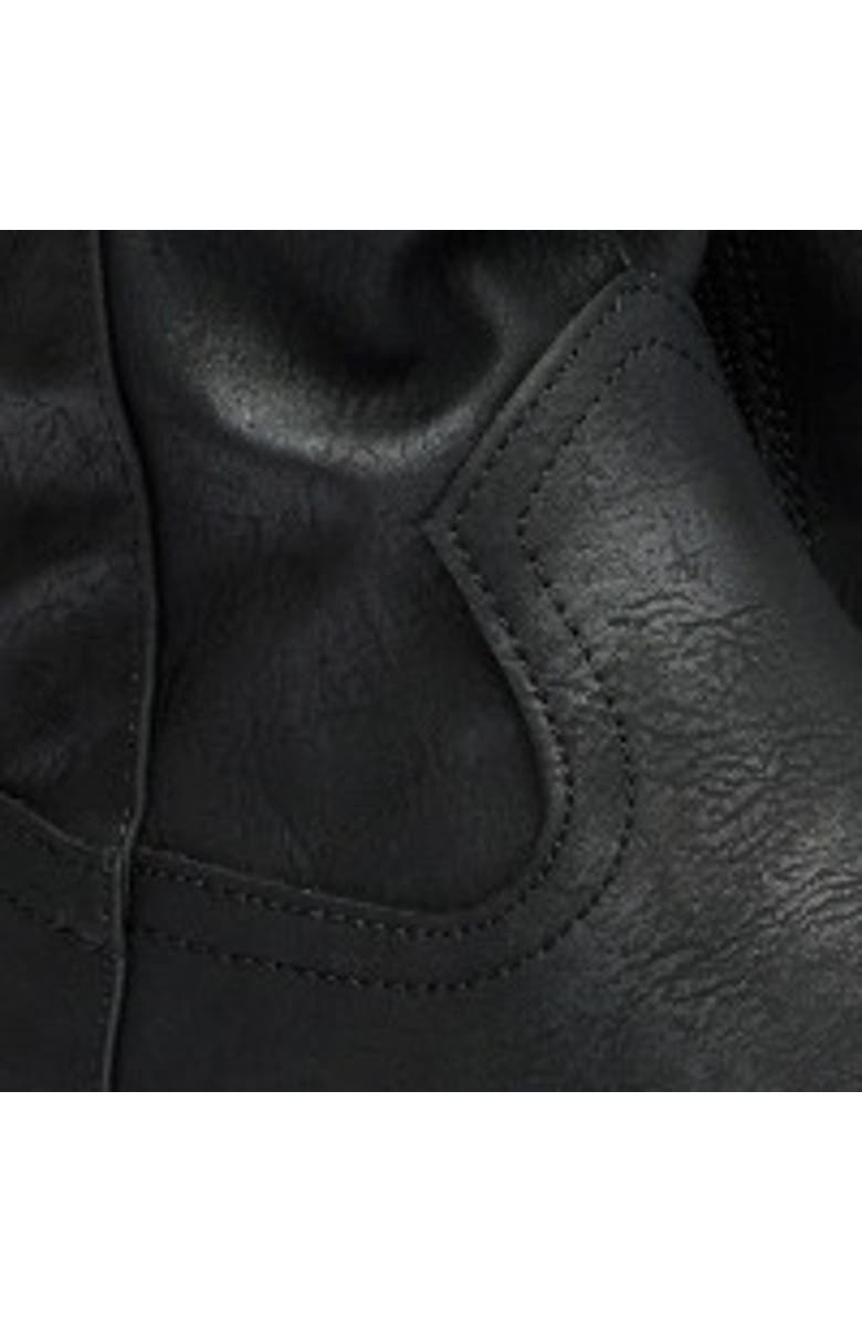 V.GAN LONDON Vegan Prune Mid Calf Boots, Alternate, color, Black