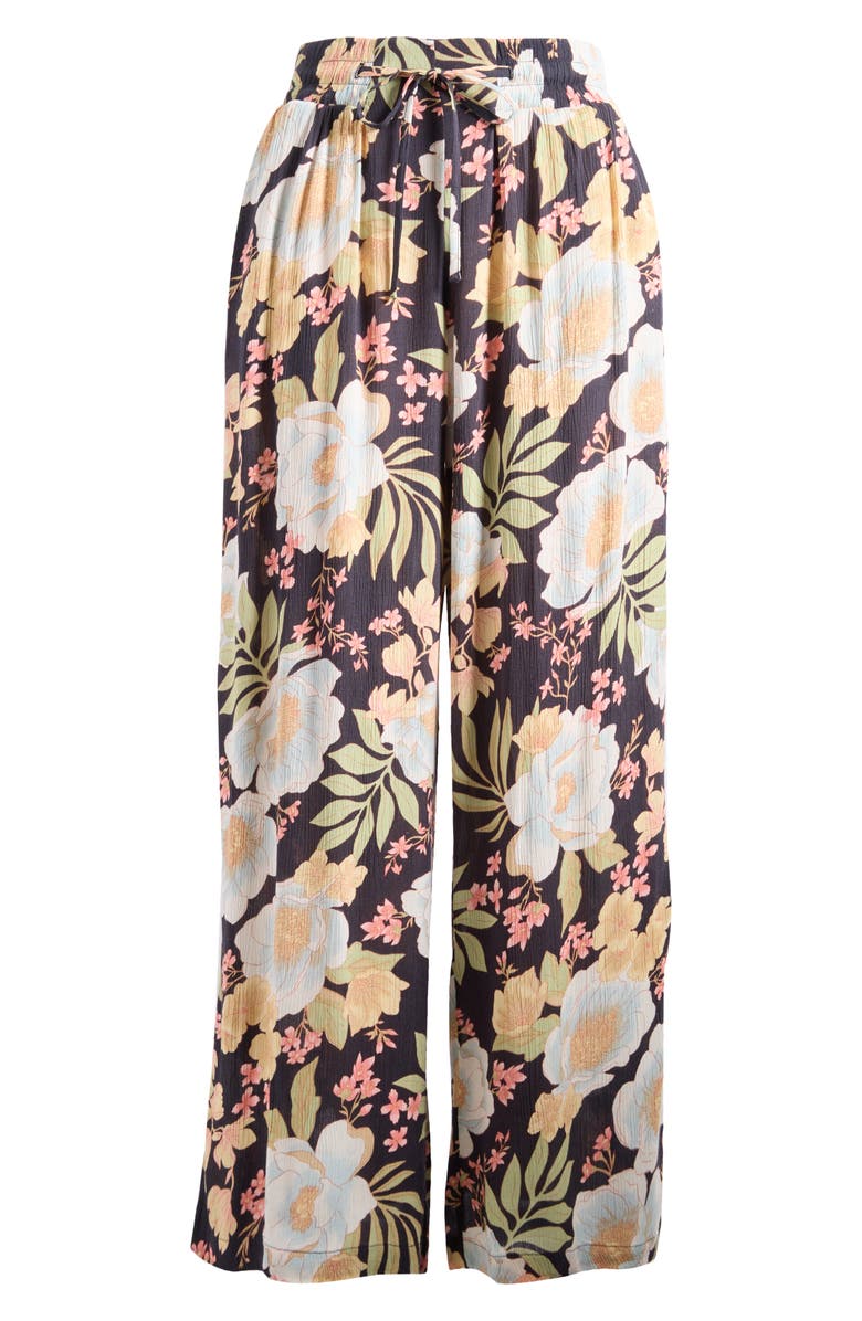 Billabong Sun Rays Floral Drawstring Wide Leg Pants, Alternate, color, 