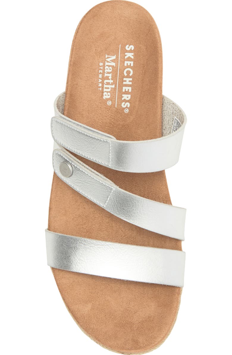 SKECHERS x Martha Stewart Breezie Wedge Slide Sandal, Alternate, color,