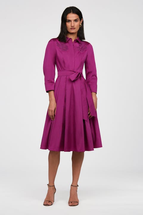 Rosemary Taffeta Shirt Dress