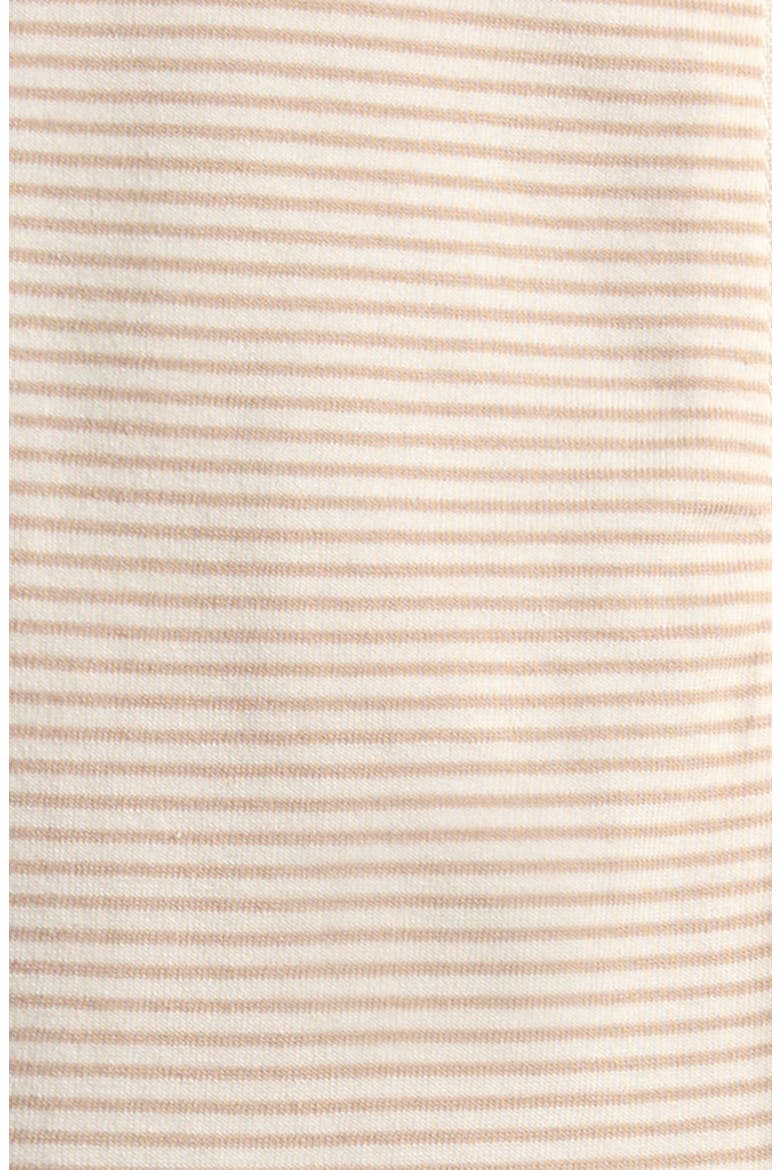 Stripe Zip Footie, Alternate, color, OAT