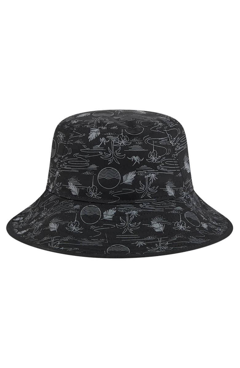 New Era Youth New Era Black Miami Marlins 2025 Spring Training All Over Print Bucket Hat, Alternate, color,