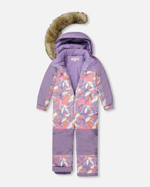 One-Piece Discover Snowsuit Retro Flower (Toddler, Little Kid & Big Kid)