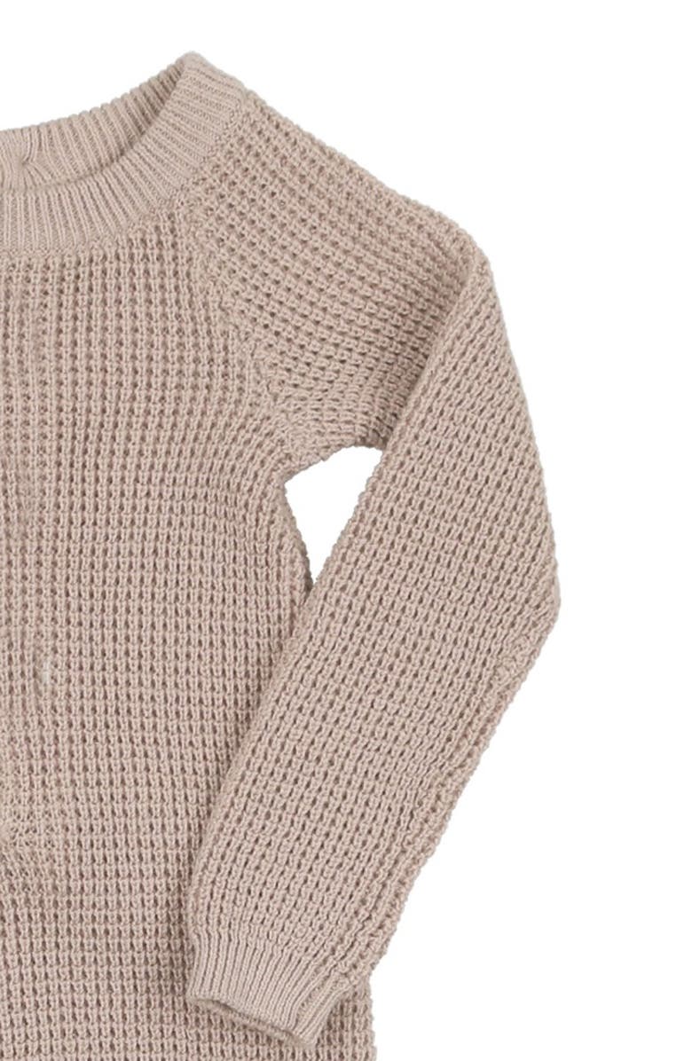 Manière Waffle Knit Footie, Alternate, color,