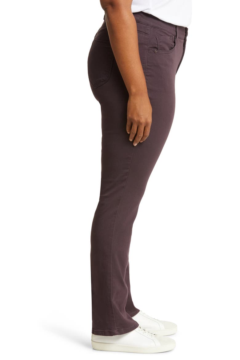 'Ab'Solution High Waist Itty Bitty Bootcut Jeans (Nordstrom Exclusive), Alternate, color, MALBEC