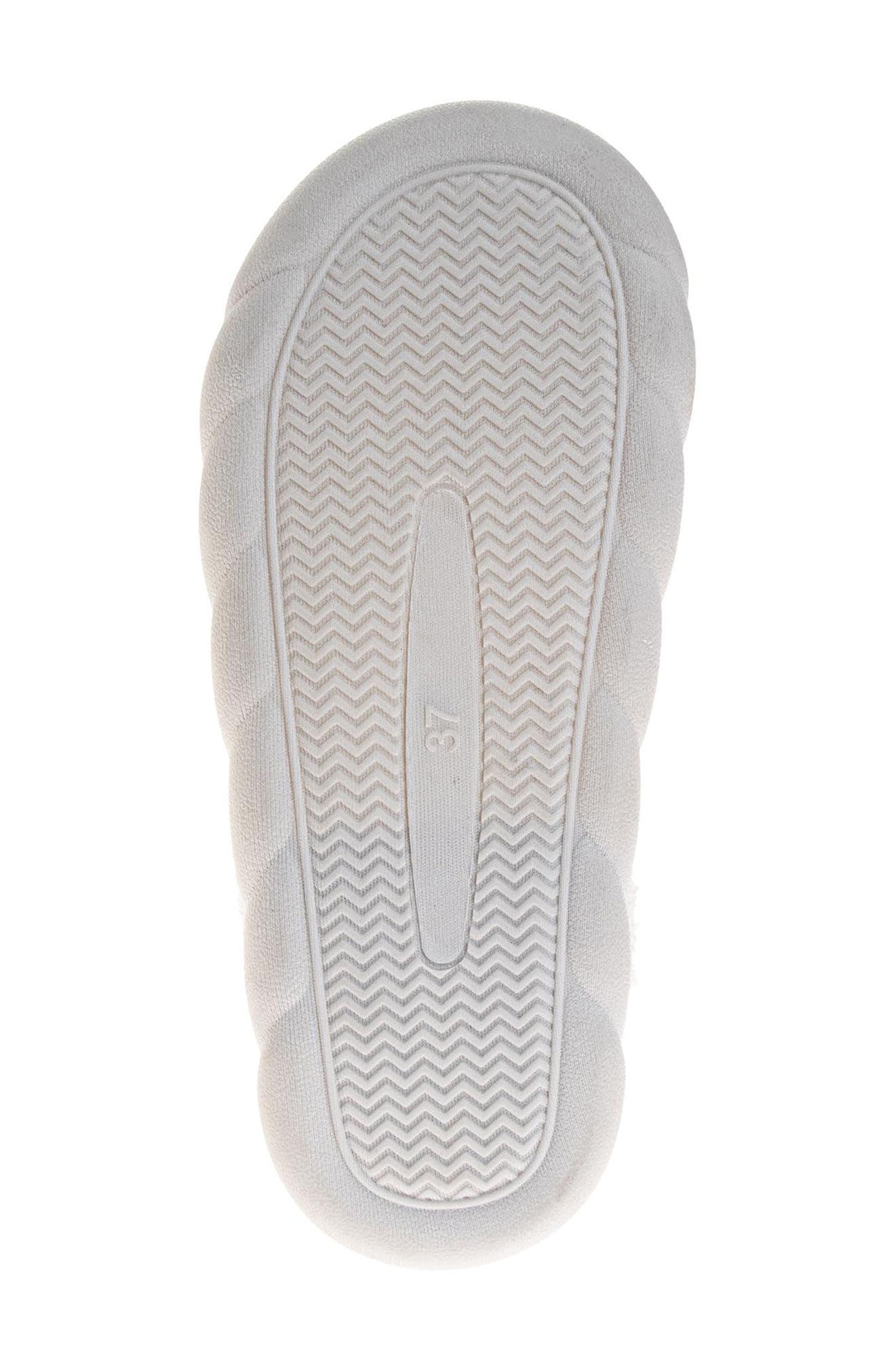 Coca-Cola Cozy Plush Slipper, Alternate, color, WHITE
