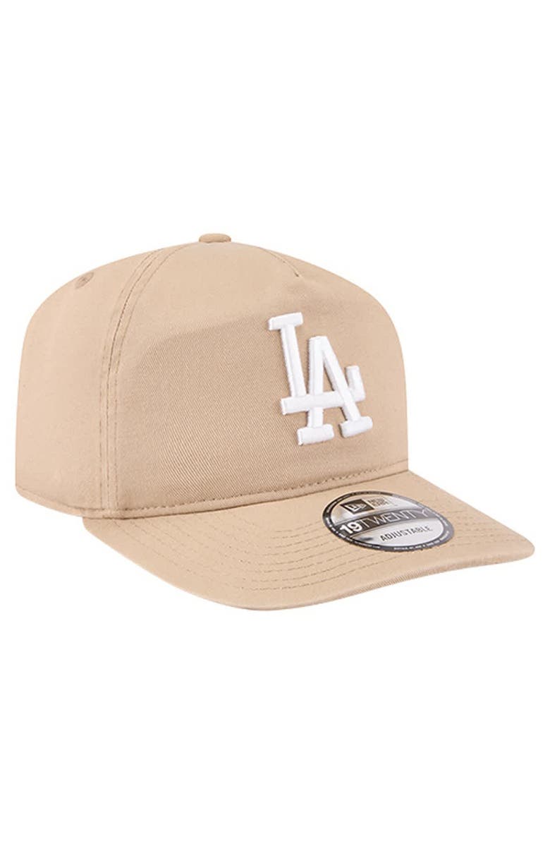 New Era Men's New Era Light Beige Los Angeles Dodgers Cam 19TWENTY Adjustable Hat, Alternate, color, Light Beige