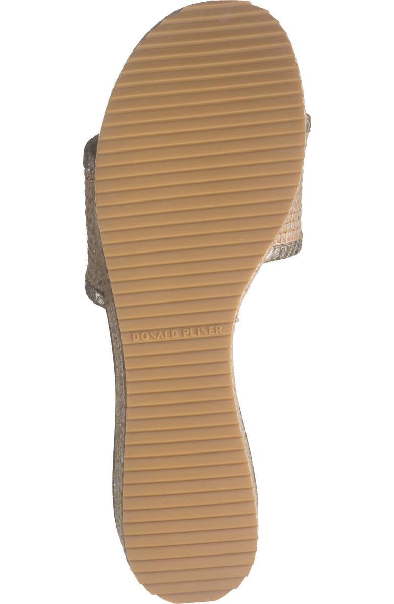 Donald Pliner Silli Wedge Sandal, Alternate, color, Platino