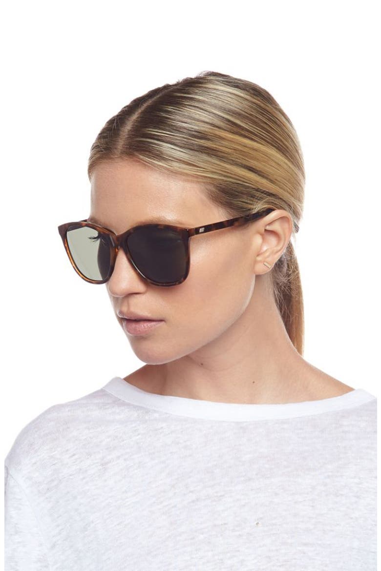 Entitlement 57mm Sunglasses, Alternate, color, MILKY TORT