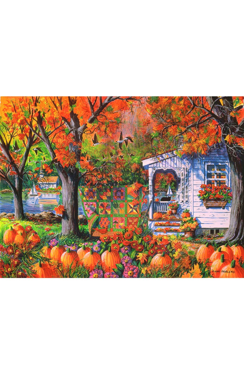 Sunsout Autumn Patchwork 1000 piece Jigsaw Puzzle for Adults, Alternate, color, Multicolor