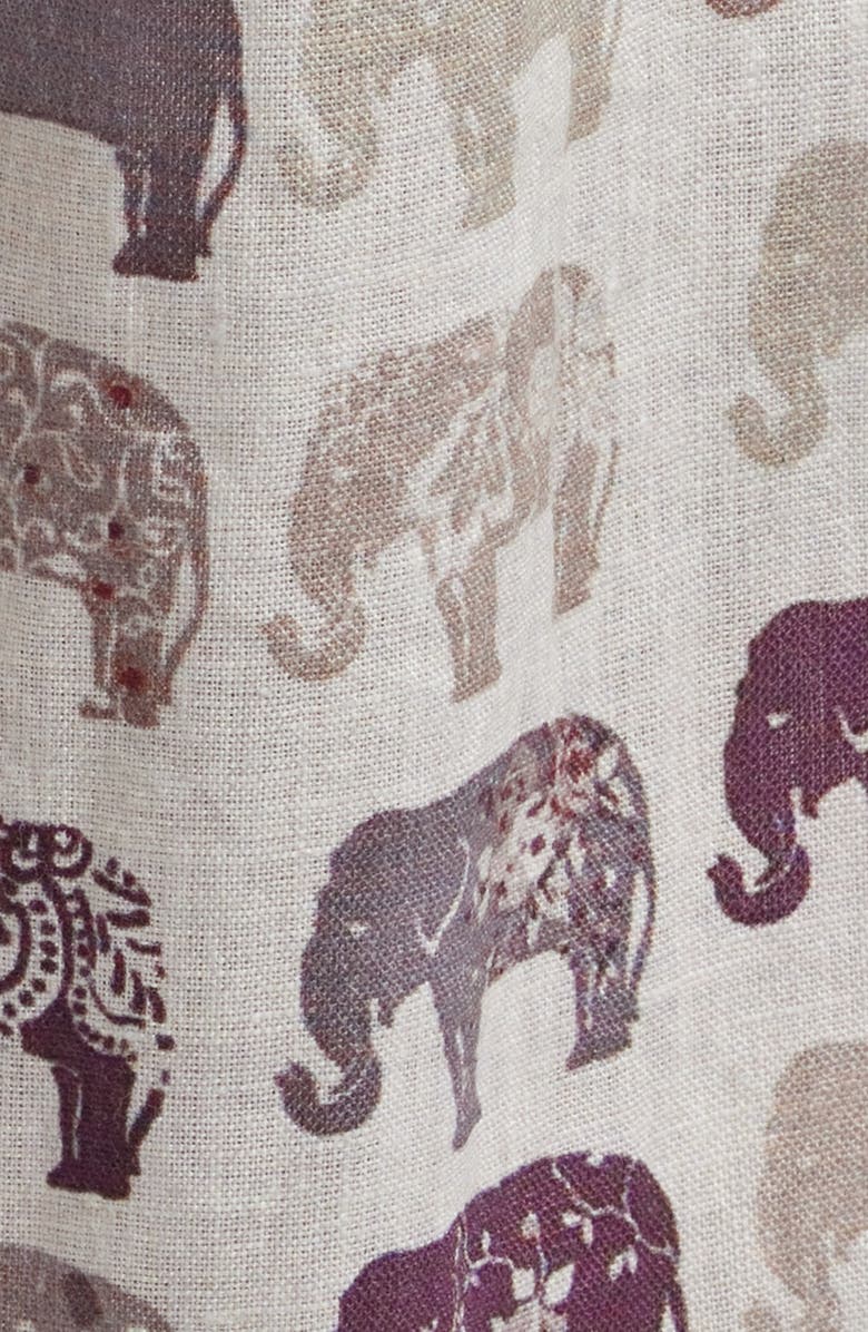 APNY Print Tie Waist Crop Wide Leg Pants, Alternate, color, Multi