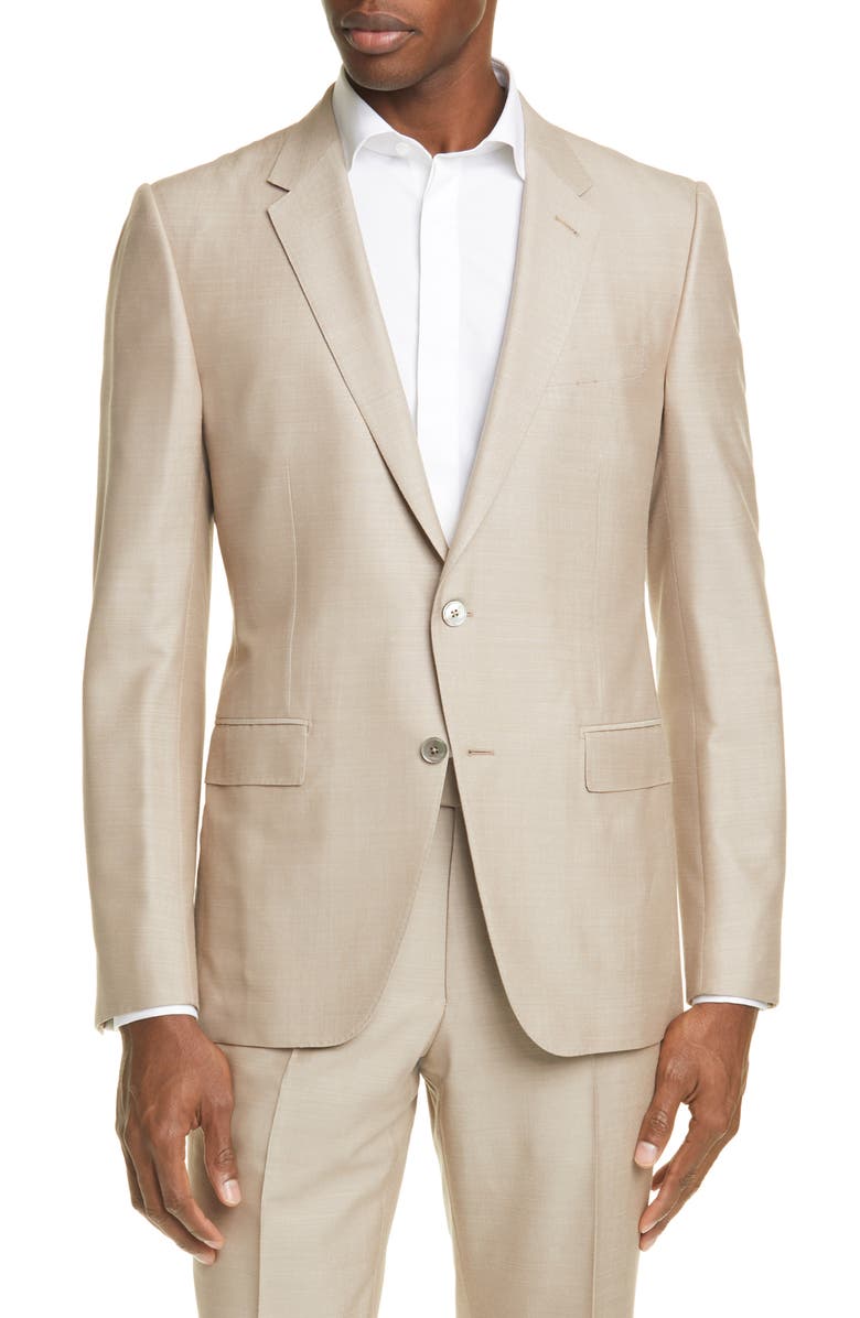 ZEGNA Ermenegildo Zegna Classic Fit Silk & Wool Suit, Alternate, color, 