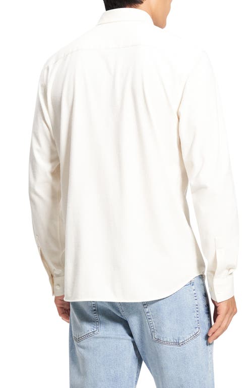 THEORY THEORY IRVING STRUCTURE KNIT BUTTON-UP SHIRT