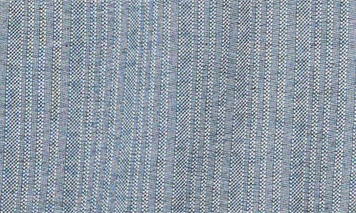 Robert Barakett Monolif Stripe Long Sleeve Polo In Blue