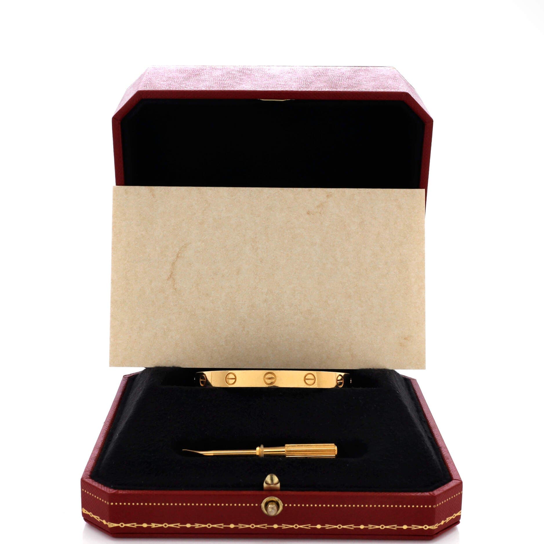 Love Bracelet 18K Yellow Gold, Alternate, color, Metallic Gold