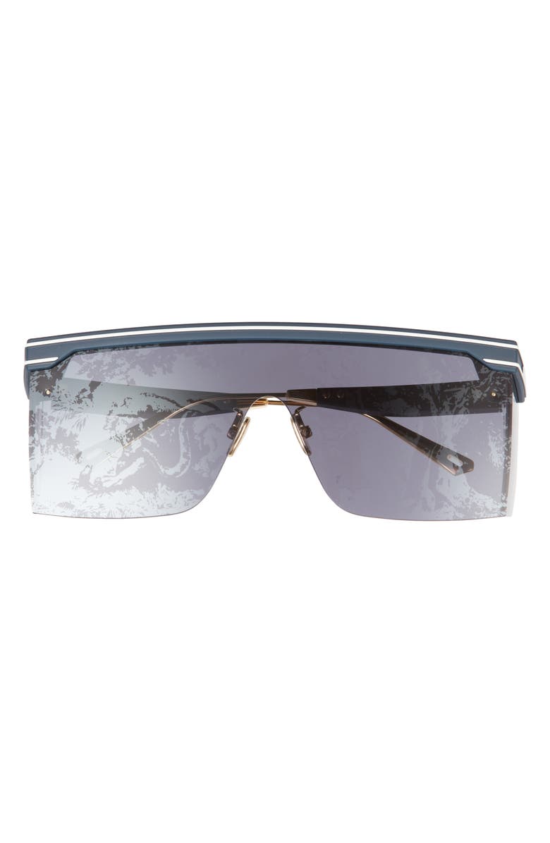DIOR Club M1U Mirrored Shield Sunglasses, Main, color, 