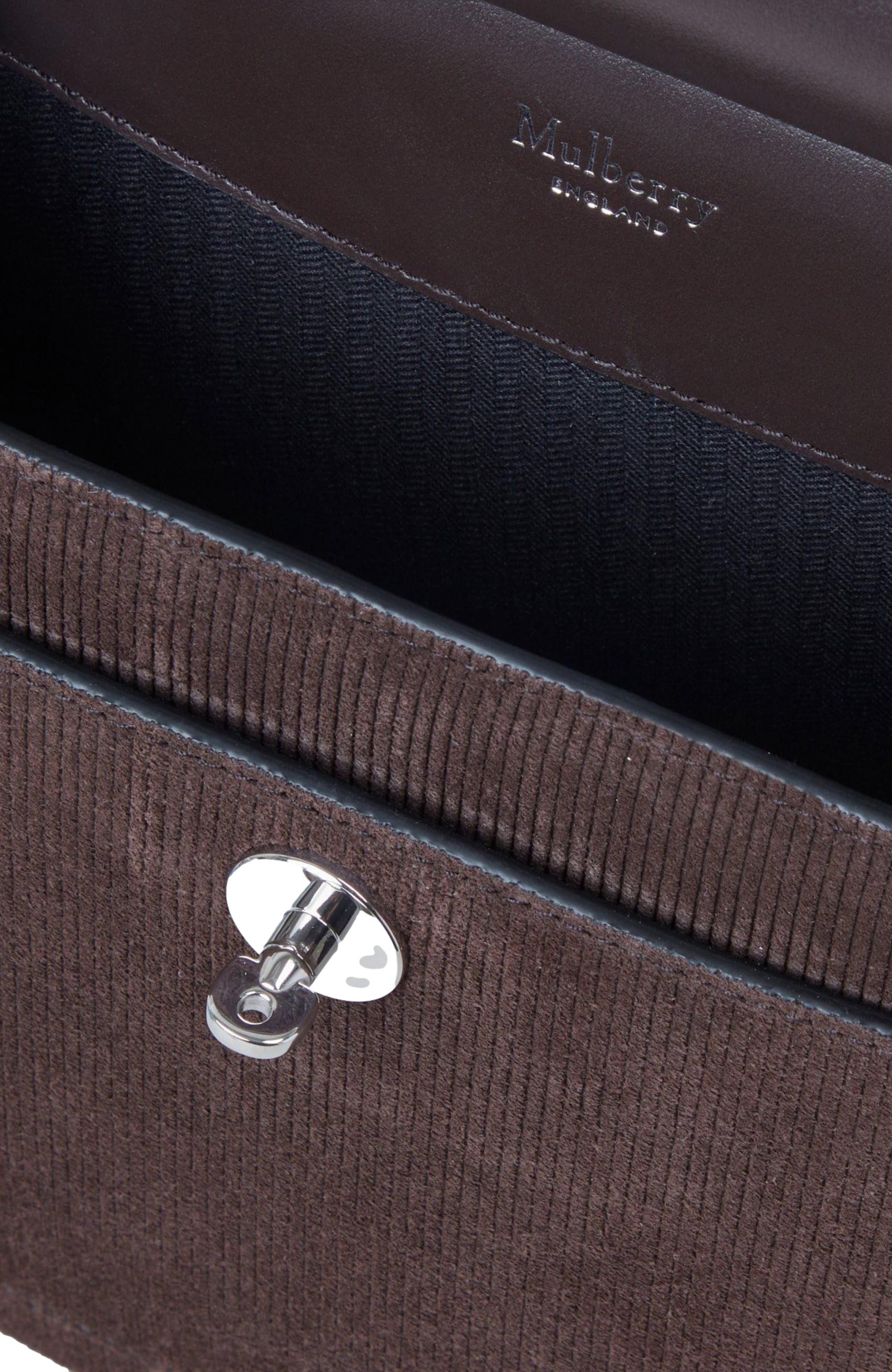 Mulberry Antony Crossbody Bag Corduroy Suede, Alternate, color, 