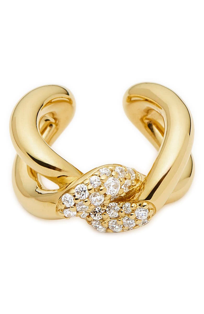 Missoma Molten Snow Single Ear Cuff, Alternate, color, Gold