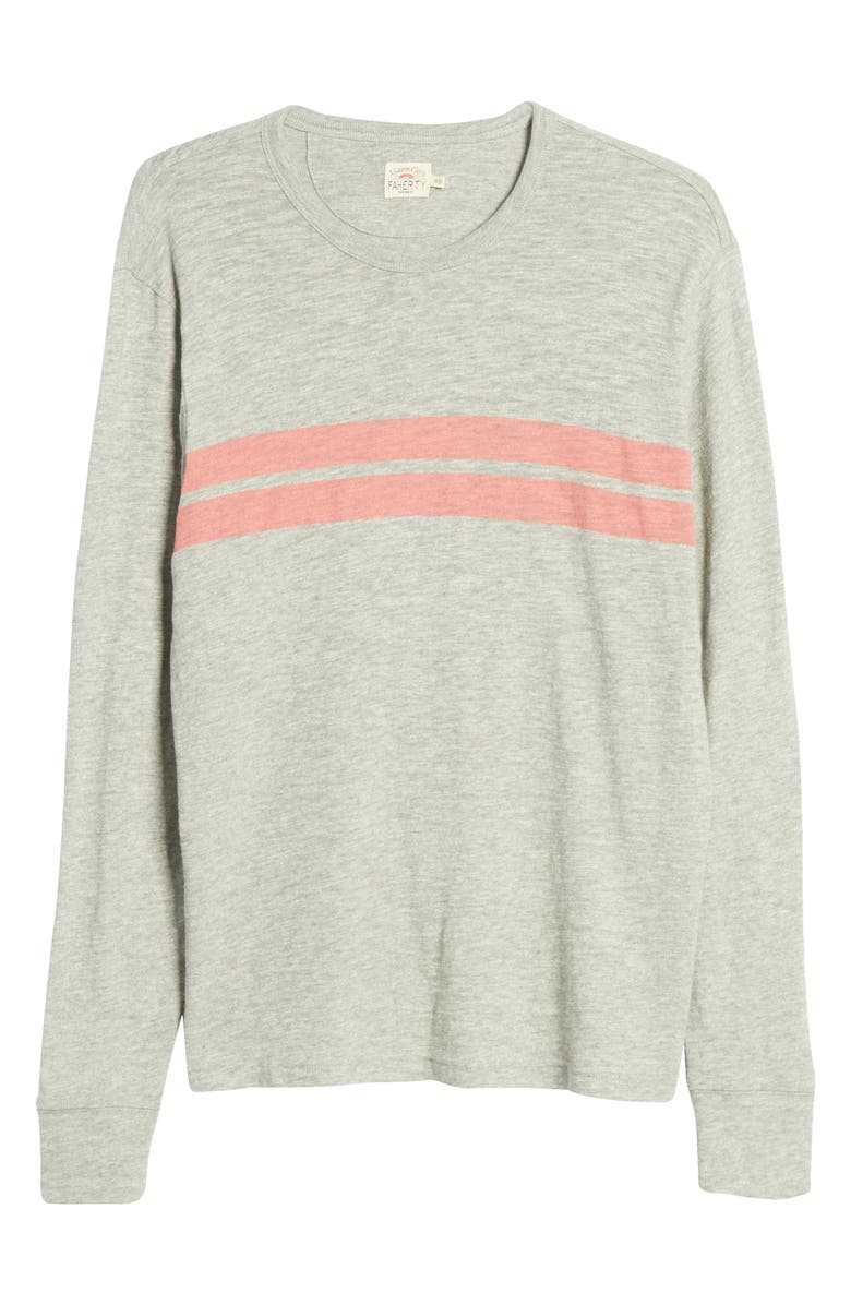 Faherty Surf Twin Stripe Long Sleeve T-Shirt, Alternate, color, 