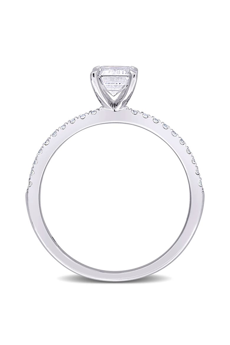 1-1/6 CTW Lab Grown Diamond Engagement Ring 14k, Alternate, color, White Gold
