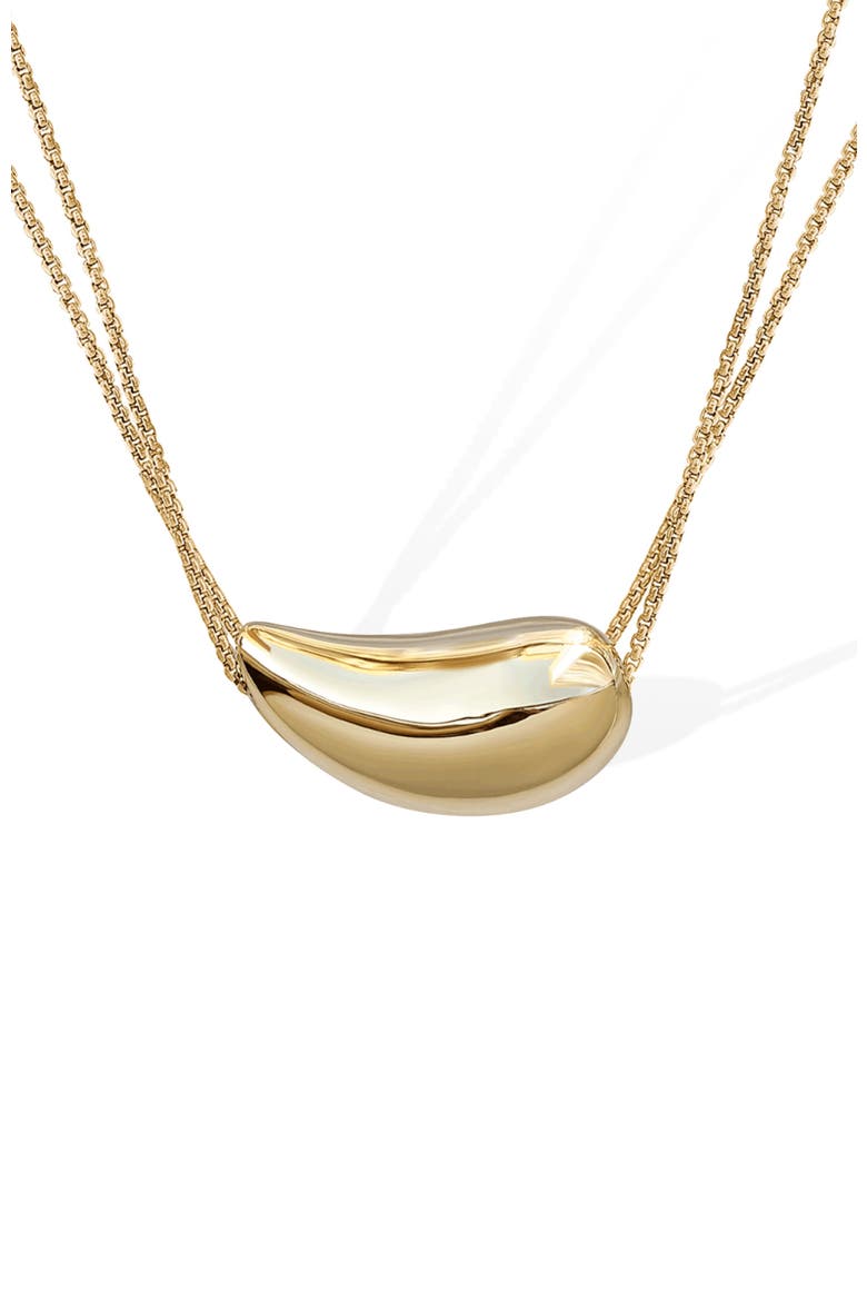 Drop Necklace, Alternate, color, Gold