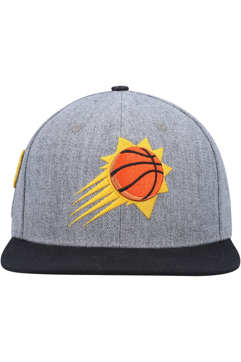 Men's Pro Standard Gray/Black Phoenix Suns Classic Logo Two-Tone Snapback Hat, Alternate, color, Gray
