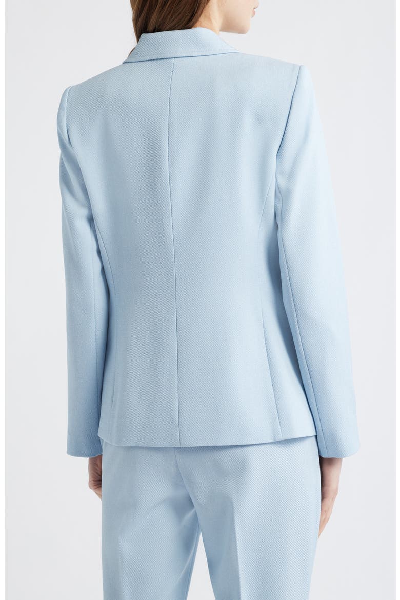 One-Button Blazer, Alternate, color, ICE BLUE