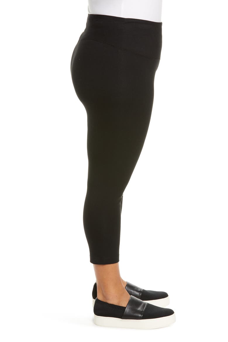'Lyssentials Crop Leggings, Alternate, color, BLACK