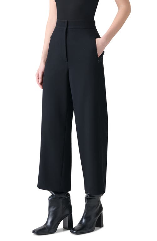 Akris Punto Filip Wool Crepe Crop Pants