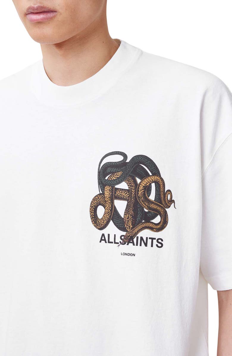 AllSaints Reticulate Cotton Graphic T-Shirt, Alternate, color, 